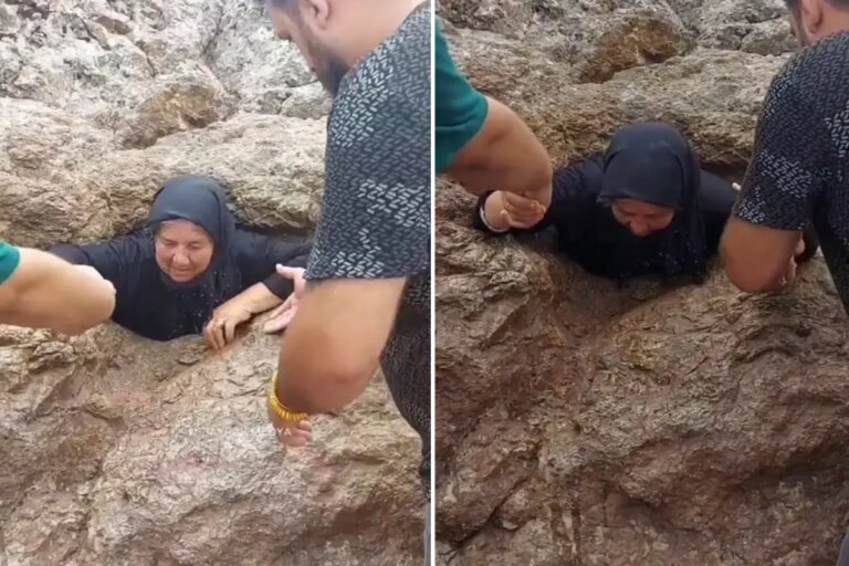 her yil binlerce kisi geliyor alevi vatandaslarin gecmek icin siraya girdigi delik Oqsfc2st.jpg