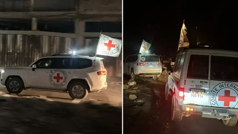 israil hamasin kizilhaca teslim ettigi 1 israilli esirin cesedini aldi YZTjk2Ee.webp